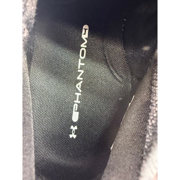 Under Armour GS Phantom 4 Sz 6Y Womens 7.5 Black White Running Shoes 3027709-002 - Picture 7 of 10